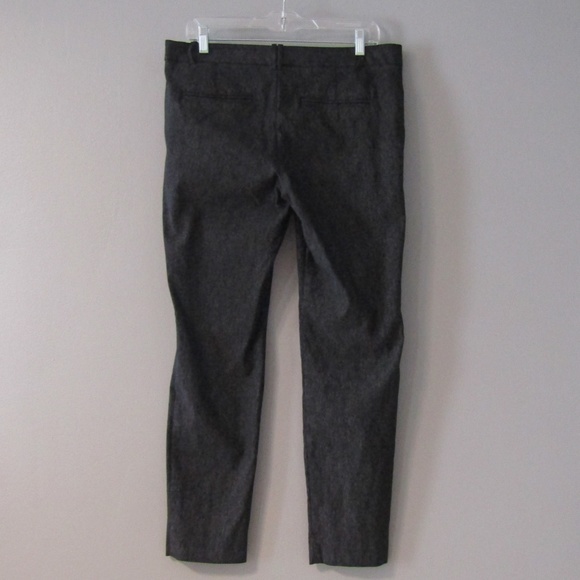 Calvin Klein Black & Silver Gray Ankle Dress Pants - Picture 4 of 7